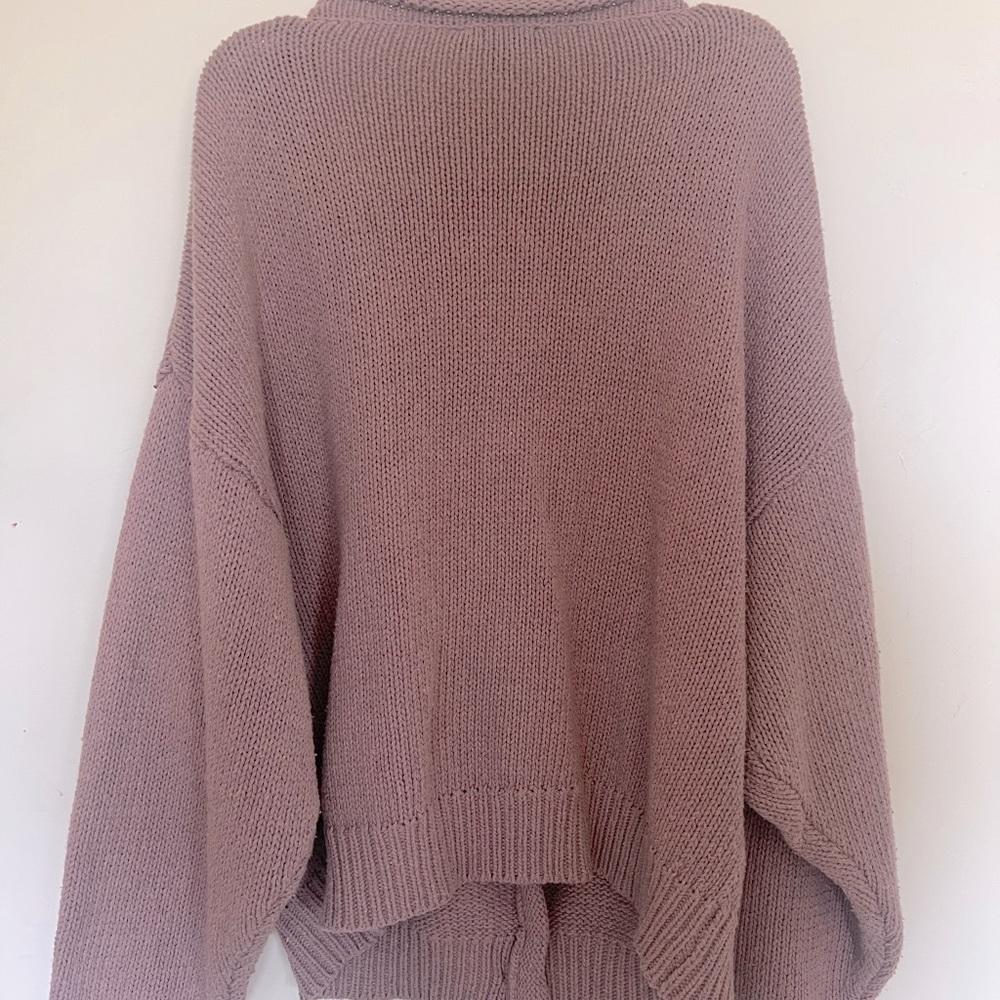 LuLu’s Dusty Lavender Sweater Cardigan - Medium - Picture 2 of 3